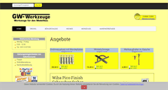Desktop Screenshot of gw-werkzeuge.de