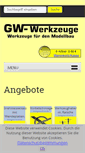 Mobile Screenshot of gw-werkzeuge.de
